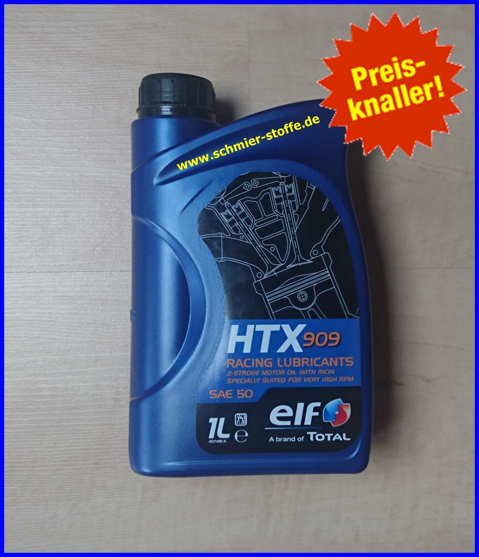 Premium-Schmierstoffe - Elf HTX909 (Racing 2Takt-Öl SAE 50)