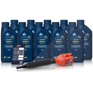 Aral 10x 1 L SuperTronic E 0W-30+Anhänger+Trichter [Hersteller-Nr. 15F481]