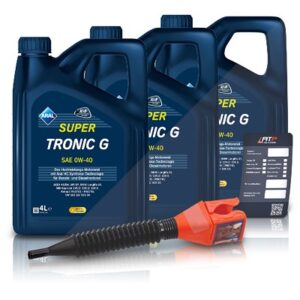 Aral 12 L SuperTronic G 0W-40+ Anhänger + Trichter [Hersteller-Nr. 15F45E]
