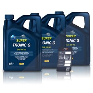 Aral 12 L SuperTronic G 0W-40 + Ölwechsel-Anhänger [Hersteller-Nr. 15F45E]