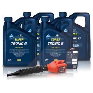Aral 16 L SuperTronic G 0W-40+ Anhänger + Trichter [Hersteller-Nr. 15F45E]