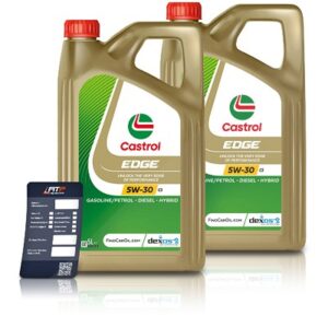Castrol 10 L EDGE 5W-30 C3 + Ölwechsel-Anhänger [Hersteller-Nr. 15F7EC]
