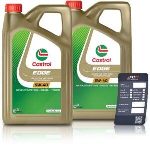 Castrol 10 L EDGE 5W-40 + Ölwechsel-Anhänger [Hersteller-Nr. 15F7D7]