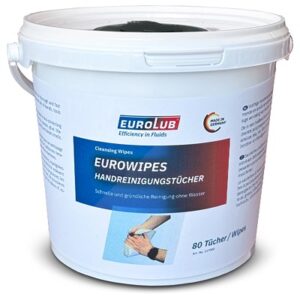 Eurolub EUROWIPES 80 Blatt Reinigungstücher [Hersteller-Nr. 11700]