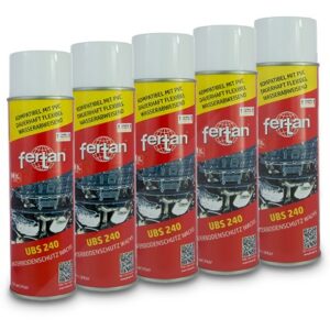 Fertan 5x 500 ml UBS 240 Unterboden Schutzwachs [Hersteller-Nr. 27201]