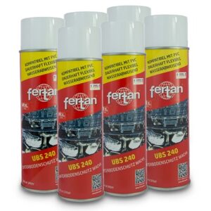 Fertan 6x 500 ml UBS 240 Unterboden Schutzwachs [Hersteller-Nr. 27201]