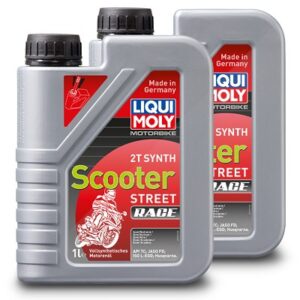 Liqui Moly 2x 1 L Motorbike 2T Synth Scooter Street Race Motoröl [Hersteller-Nr. 1053]