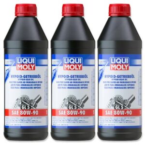 Liqui Moly 3x 1 L Hypoid-Getriebeöl (GL5) SAE 80W-90 [Hersteller-Nr. 4406]
