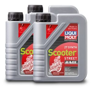 Liqui Moly 3x 1 L Motorbike 2T Synth Scooter Street Race Motoröl [Hersteller-Nr. 1053]