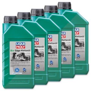 Liqui Moly 5x 1 L Bio Säge-Kettenöl [Hersteller-Nr. 1280]