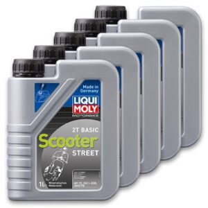 Liqui Moly 5x 1 L MOTORÖL Motorbike 2T Basic Scooter Street [Hersteller-Nr. 1619]