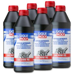 Liqui Moly 6x 1 L Hypoid-Getriebeöl (GL5) SAE 80W-90 [Hersteller-Nr. 4406]