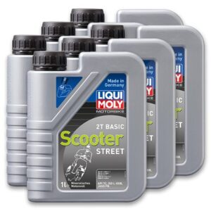 Liqui Moly 6x 1 L MOTORÖL Motorbike 2T Basic Scooter Street [Hersteller-Nr. 1619]