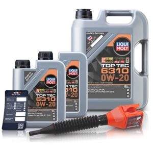 Liqui Moly 7 L Top Tec 6310 0W-20 + Ölwechsel-Anhänger + Einfülltrichter [Hersteller-Nr. 40974769]