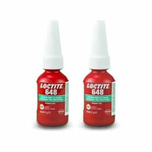 Loctite 2x 10 ml 648 Fügeklebstoff fluoreszierend [Hersteller-Nr. 1804042]