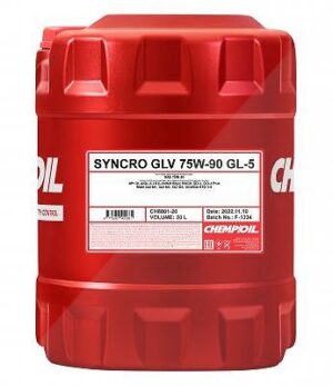 Mannol 20 L Syncro GLV 75W-90 GL-4/GL-5 LS [Hersteller-Nr. CH8801-20]
