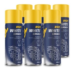 Mannol 6x 450ml White Grease Schmierfett [Hersteller-Nr. 8121]