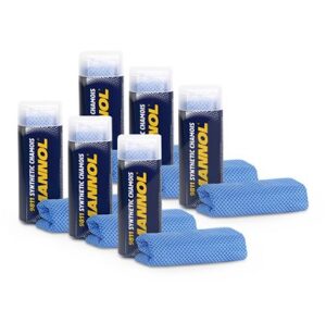 Mannol 6x Synthetic Chamois Ledertuch 43 x 32 cm [Hersteller-Nr. 9811]