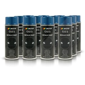 Motip 12x 400ml Car's Metallic-Lack azurblau [Hersteller-Nr. 706837]