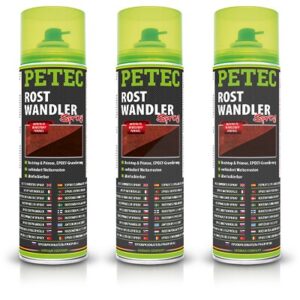Petec 3x 500 ml Rostwandler Spray [Hersteller-Nr. 70040]