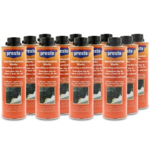 Presto 12x 1 L Unterbodenschutz auf Wachsbasis braun [Hersteller-Nr. 603246]