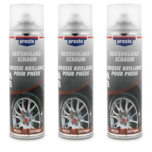 Presto 3x 500ml Reifenglanz-Schaum [Hersteller-Nr. 157189]