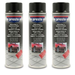 Presto 3x 500ml Steinschlag- und Unterbodenschutz schwarz [Hersteller-Nr. 306024]