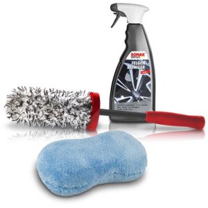 Sonax 1 L FelgenReiniger + Schwamm + Microfaser FelgenBürste [Hersteller-Nr. 04303410]