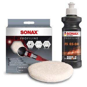 Sonax 1x 250ml PROFILINE Poliermittel FS 05-04 + Lammwollpad 133mm [Hersteller-Nr. 03191410]