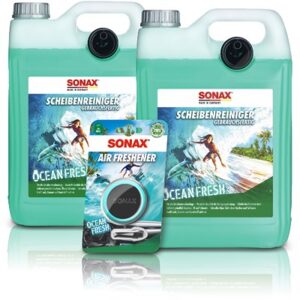 Sonax 2x 5 L ScheibenReiniger gf Ocean-fresh+Lufterfrischer Ocean-fresh [Hersteller-Nr. 40698071]