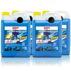 Sonax 4x 5 L AntiFrost+KlarSicht Konzentrat Scheibenfrostschutz [Hersteller-Nr. 03325050]