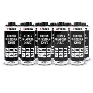 Tecpo 10x 1 L Unterbodenschutz Bitumen