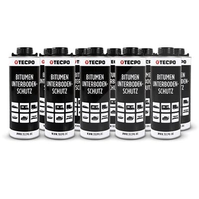 Tecpo 10x 1 L Unterbodenschutz Bitumen