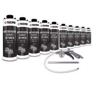 Tecpo 10x 1 L Unterbodenschutz Bitumen