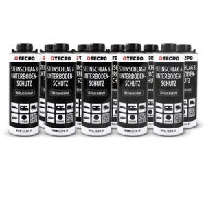 Tecpo 10x 1 L Unterbodenschutz Bitumen