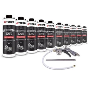 Tecpo 10x 1 L Unterbodenschutz Bitumen