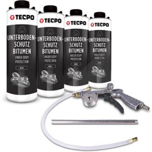 Tecpo 4x 1 L Unterbodenschutz Bitumen
