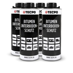 Tecpo 4x 1 L Unterbodenschutz Bitumen