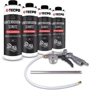 Tecpo 4x 1 L Unterbodenschutz Bitumen
