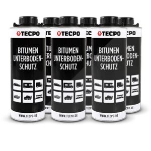 Tecpo 6x 1 L Unterbodenschutz Bitumen